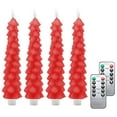 Deals Cobowsici LED Flameless Taper Candles Battery Operated with