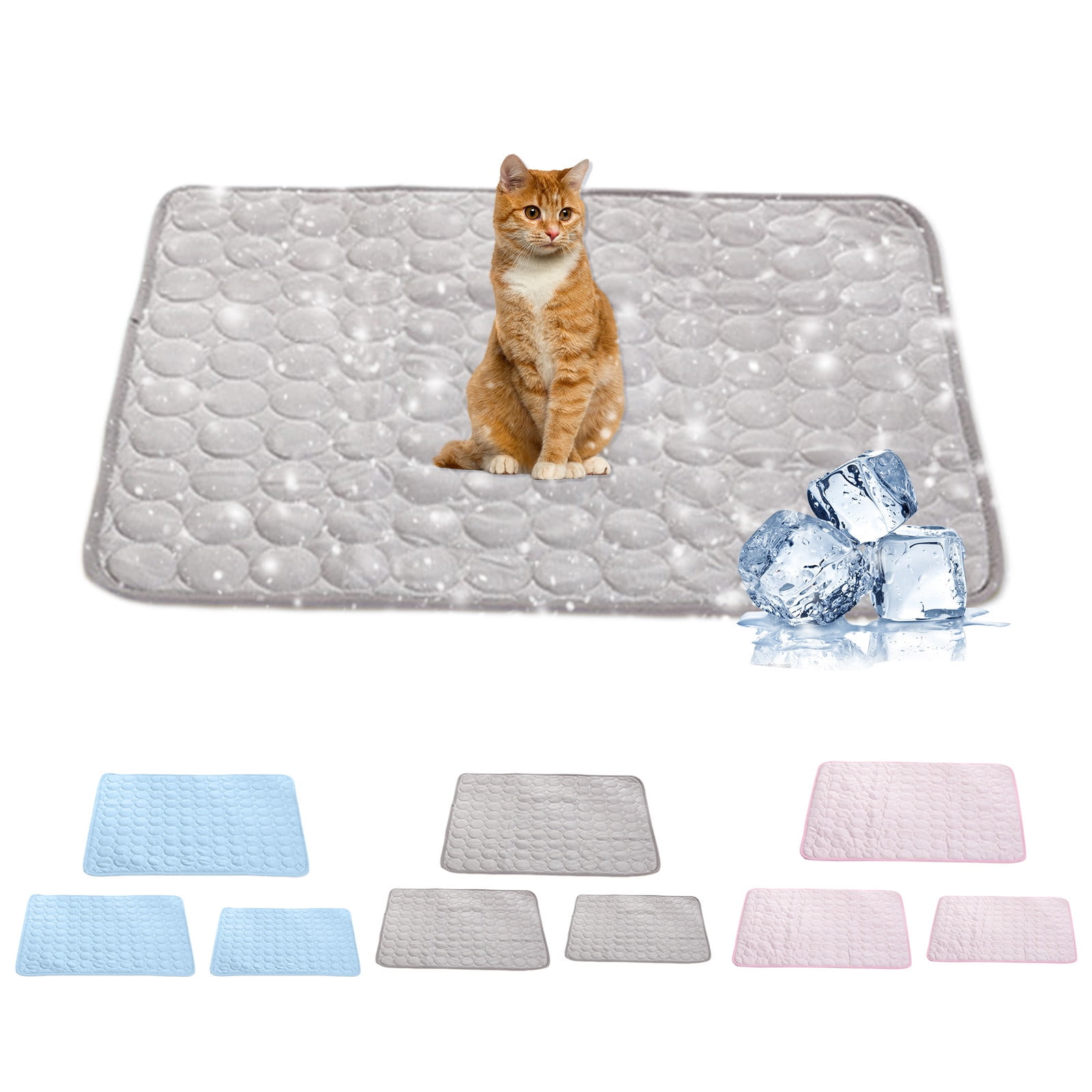 Deals Cool Feeling Cats Breathable Cool Small Mat Spring And Summer Dog Bed Kennel Pet