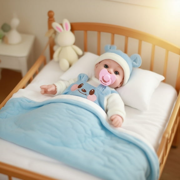 Deals! Danhjin Baby Doll Accessories, Reborn Doll Girl Clothes 11.8in Simulation Doll Outfits for Baby Dolls, Toy Gift for Puzzle Play House and Toddler Pretend Play, Christmas Gifts for Girls