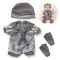 thumbnail image 1 of Danhjin Baby Doll Accessories, Reborn Doll Girl Clothes for 12 Inch Simulation Doll Clothes, Toy Gifts for Puzzle Playhouse and Toddler Pretend Play, 1 of 6