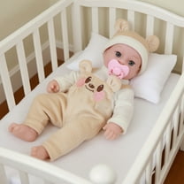 Danhjin Baby Doll Accessories, Vinyl Doll Simulation Doohickey Toys with 12 In Long Sleeve Cool Baby Dress Up Fashion, Gifts for Boys and Toddler Toys for Pretend Play, Christmas Gifts