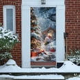 thumbnail image 1 of Danhjin Christmas Door Curtain, Holiday Scene Layout Backgrounds Door Cover with Festive Designs for Doorway Room Divider and Christmas Party Decor, Door Curtains for Home, 70.86x35.43in, 1 of 6