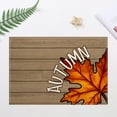 thumbnail image 1 of Danhjin Fall Placemats Waterproof Table Mats for Fall Thanksgiving Dinner, 17.72*11.81in Wipe-Clean Season Holiday Dining Table Protection Decor, 1 of 6