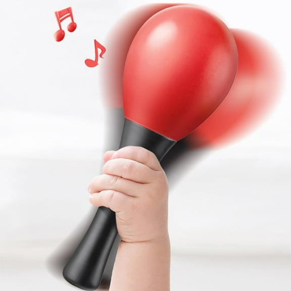 Deals! Danhjin Musical Toys for Toddlers 1-3, Plastic Sand Sinker Orff Instrument for Children's Music Teaching, Stage Performance Accompaniment Instrument in Blue Red Colors, Christmas Gifts