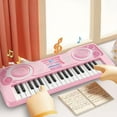 thumbnail image 1 of Deals! Danhjin Piano for Kids, 37-Key Children's Electronic Organ for Beginners with Multi-Function Playable Designs, Small Piano Girls Toy Piano for Early Learning, Christmas Gifts for Toddlers, 1 of 6