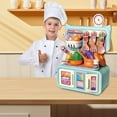thumbnail image 1 of Danhjin Play Kitchen, Play House Toys Set with Simulation Kitchen Can Cook Cooking Toys, Kitchenware Children Girls Toys Gift for Role Play and Pretend Play, Christmas Gifts for Kids, 1 of 7