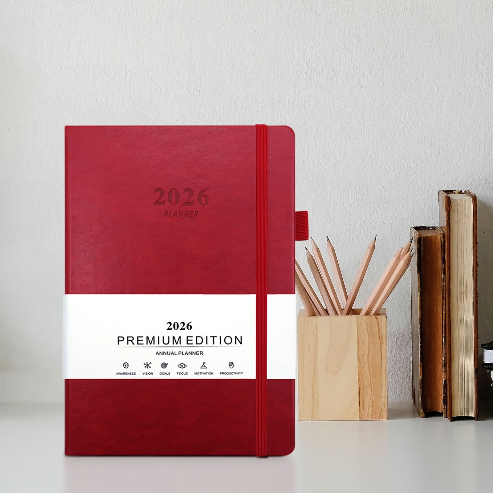 Deals of The Day Clearance! 2026 English Weekly & Monthly Planner, A5