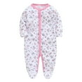 thumbnail image 1 of Cxenplz Newborn Baby Boys Girls Clothes Romper One Piece Print Jumpsuit Infant Cute Outfit Fall and Winter Coming Home Outfits, 1 of 2