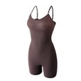 thumbnail image 1 of Cxenplz Shorts Bodysuit for Women Tummy Control Shapewear Seamless Sexy Butt Lifting Workout Bodycon One Piece Short Jumpsuit, 1 of 3