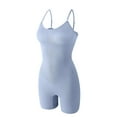 thumbnail image 1 of Cxenplz Shorts Bodysuit for Women Tummy Control Shapewear Seamless Sexy Butt Lifting Workout Bodycon One Piece Short Jumpsuit, 1 of 2