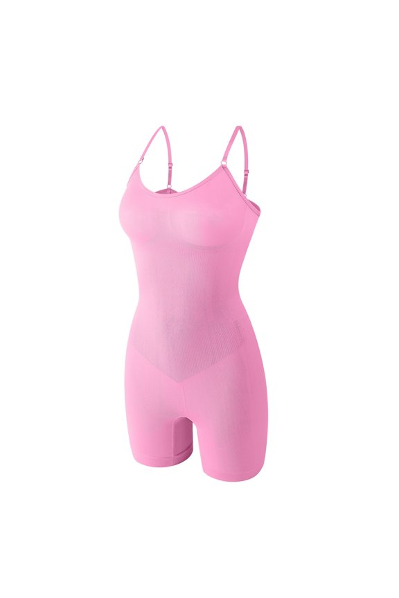 Abomasnow Shorts Bodysuit for Women Tummy Control Shapewear Seamless Sexy Butt Lifting Workout Bodycon One Piece Short Jumpsuit