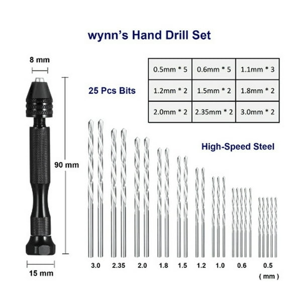 Deals of The Day Clearance! Aluminum Hand Drill, Alloy Steel Rotary Drill for Wood, Metal, and DIY Projects, High-Quality Hand Drill for Precision Drilling Sales Today Clearance!
