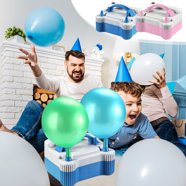 Prextex Portable Electric Balloon Inflation Machine | Dual Nozzle Air ...