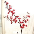 thumbnail image 1 of Collapsible Artificial Flower Arrangements,Artificial Silk Fake Flowers Plum Blossom Floral Wedding Bouquet Party Decor Hot, 1 of 7