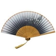 thumbnail image 1 of Bifavgk Folding Fans Handheld Fans Bamboo Fans Women'S Hollowed Bamboo Hand Holding Fan Handheld Fan Hand Fans For Women Foldable Hand Fan Hand Held Fan, 1 of 1