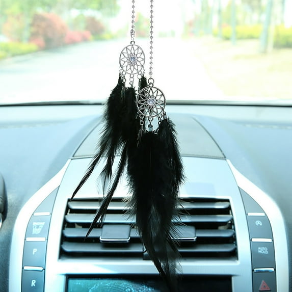 Deals Of The Day Clearance! Bifavgk Mini Dream Catchers Car Pendant Wind Chimes Feather Decoration Home Decor & Wall Wind Chimes For Outside Ring Doorbell Home Decor