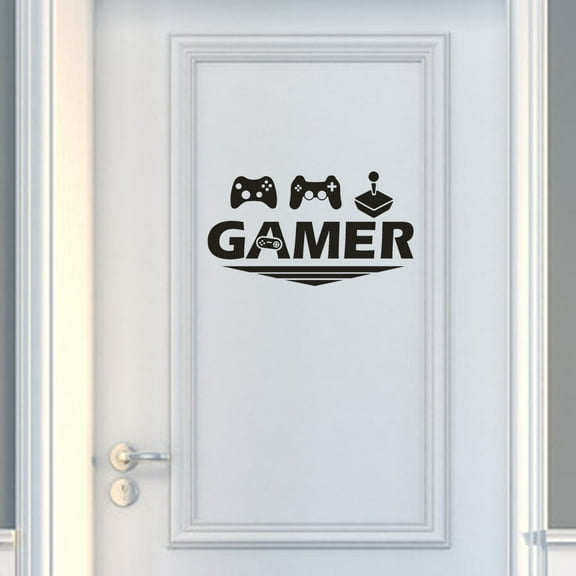 Bifavgk Wall Decor Gamer Vinyl Sticker Home Bedroom Art Decal Mural Home Decor Wallpaper Peel And Stick Wall Art For Living Room Wall Decor