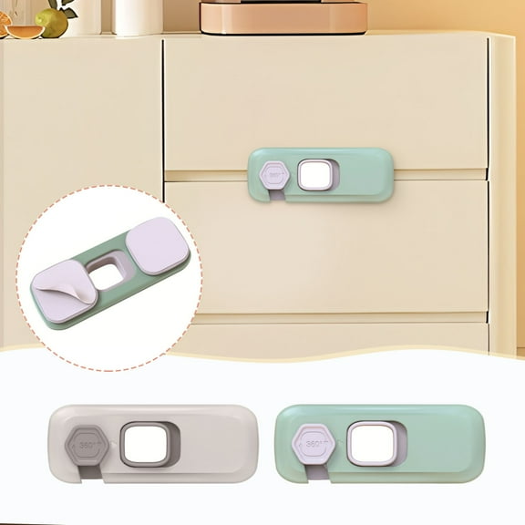 Child Safety Lock, Antipinch Hand Protection for Cabinets, Drawer Lock for Childproofing, Cabinet Door Lock for Home Safety, Childproofing Safety Lock