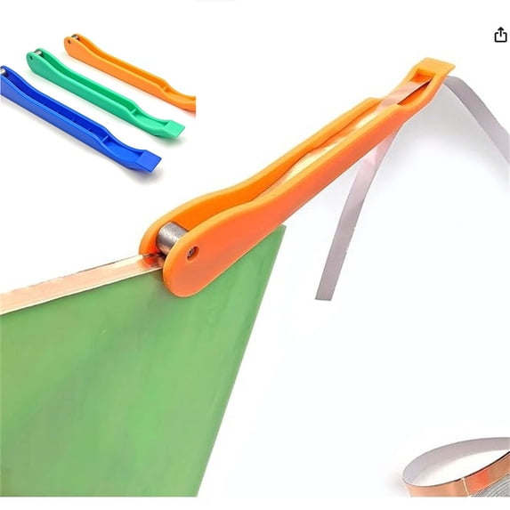 Copper Foil Hand Foiler, Stained Glass Foiler Tool for Glass Craft, Copper Foil Application Tool for Stained Glass Projects, DIY Crafting Supplies