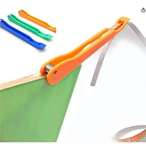 Copper Foil Hand Foiler, Stained Glass Foiler Tool for Glass Craft, Copper Foil Application Tool for Stained Glass Projects, DIY Crafting Supplies