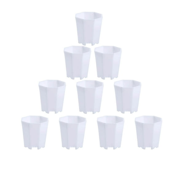 Deals of The Day Clearance! Decorative Resin Flower Pots, Set of 10 Succulent Planters, Gardening Containers for Home Decor, Creative Planter Pots for Indoor and Outdoor Plants Sales Today Clearance!