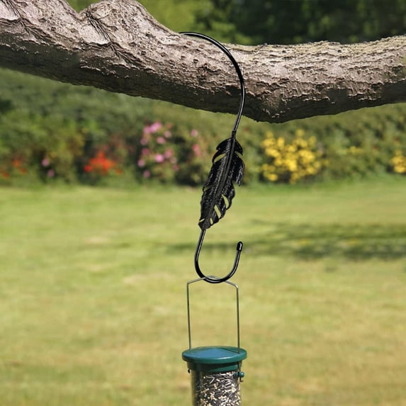 Gosuguu Extra Large S-shaped Outdoor Bird Feeder Hanging Hook, Heavy Duty Flower Pot Metal Hanging Hook, for Home Patio Garden