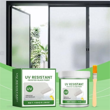 151 Glass Frosting Spray Paint - 400ml Matt Finish Aerosol For Window Privacy, Frosted Effect, Easy Apply