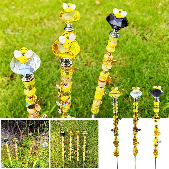 Furniture Patio Bee Lights Catcher, Garden Stake Lights for Outdoor Use, Bee Repellent Solar Stake Light, Decorative Garden Accessories for Patio & Yard