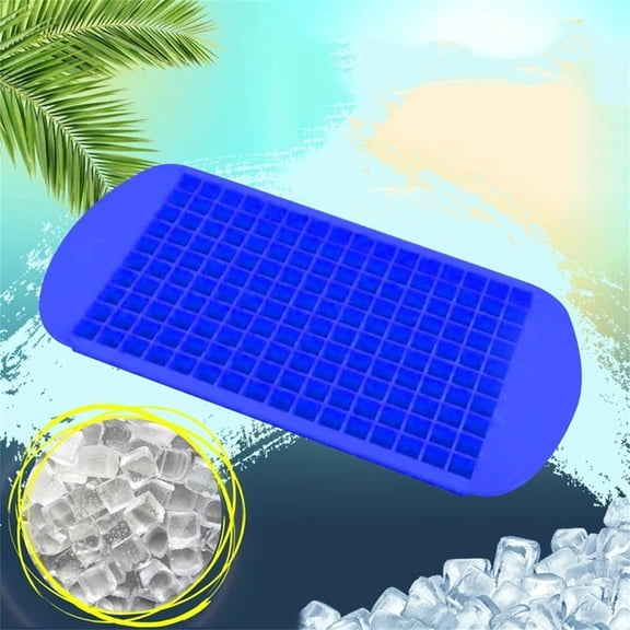 Gosuguu 160-Grid Mini Square Ice Cube Tray, Food-Grade Ice Mold, Small Ice Square Tray, Freeze Mini Ice Cubes, Kitchen Essential for Making Ice and Snacks