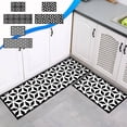 thumbnail image 1 of Gosuguu 2PCS Kitchen Rugs Set – Machine Washable, Non-Slip Floor Mats for Sink and Stove, Comfortable Low Pile Carpet for Kitchen, Cozy, and Stain-Resistant, 1 of 7