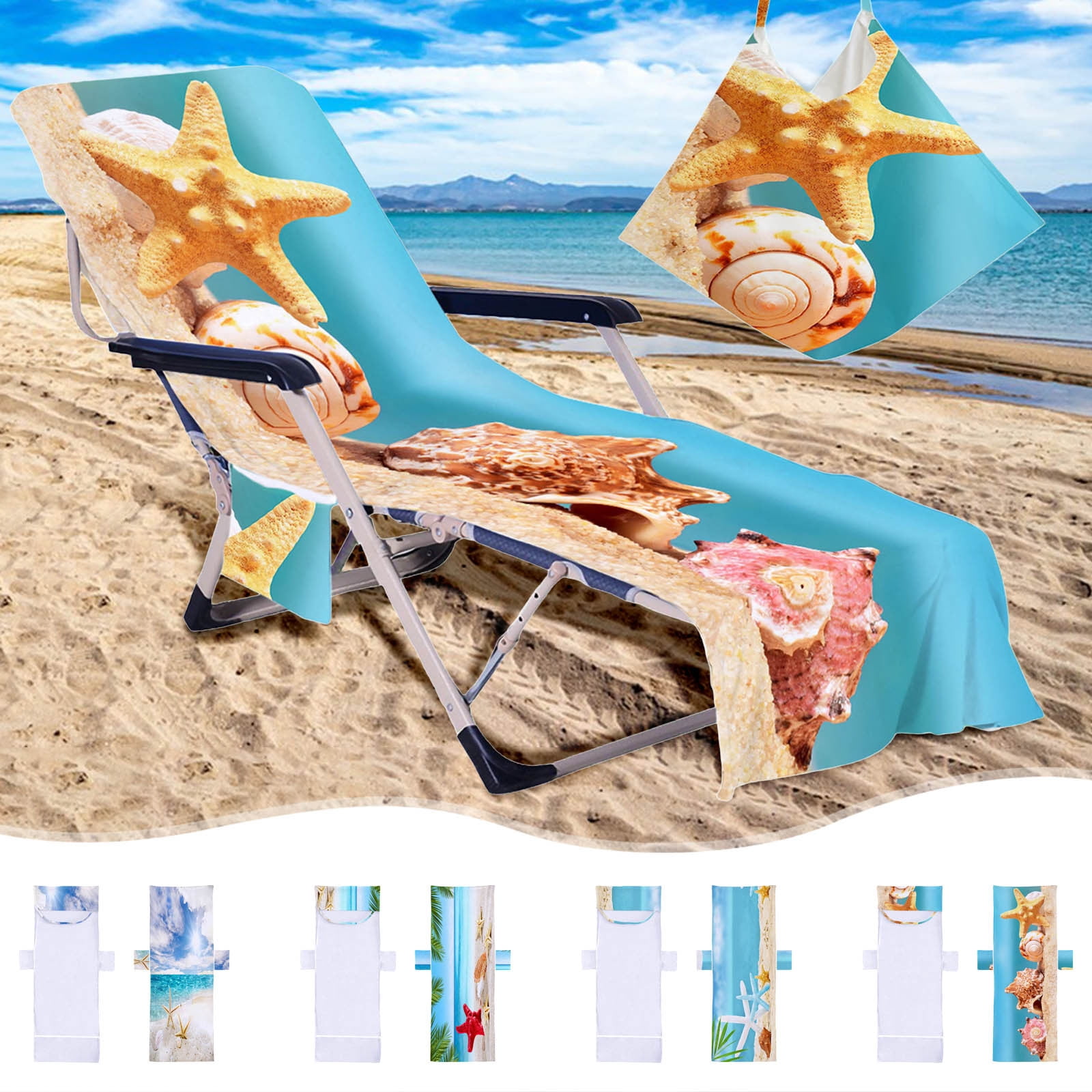 Lounge Chair Covers Beach Chair Towel Lounge Chair Cover With Side