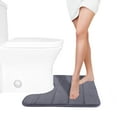thumbnail image 1 of Deals of The Day Clearance! Gosuguu Foam Bath Mat, U-Shape Toilet Mats, Super Soft and Comfortable Bathroom Rugs, Non-Slip, Water Absorption, Thick, Machine Washable, Easy to Dry, 1 of 7
