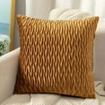 thumbnail image 1 of Deals of The Day Clearance! Gosuguu Solid Color Velvet Pleated Pillowcase, Velvet Sofa Cushion, Headboard Pillow for Office Lumbar Support, Comfortable Waist Protection for Relaxation, 1 of 6