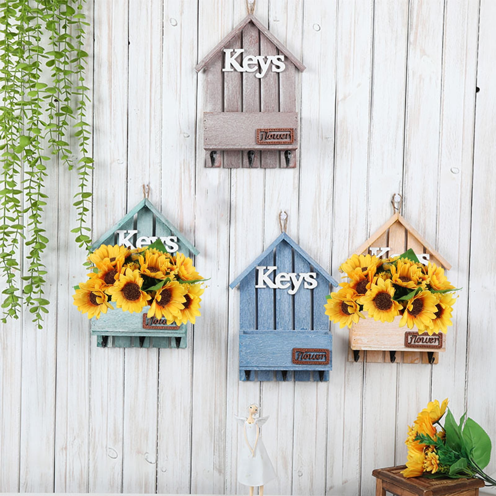 Photo inspiration: Small Space Storage Solutions With Hooks Reference: Deals Of The Day Clearance Gosuguu Wall Mount Key Hooks