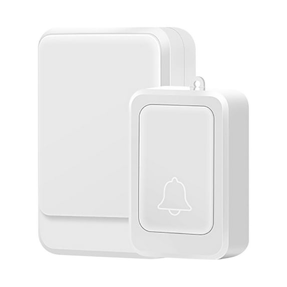 Gosuguu Wireless Battery-Powered Home Doorbell, Colorful Flashing Doorbell with One-Button Emergency Call, Elderly Pager for Home Safety, Entryway Alert System