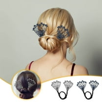 Hair Bun Maker, Elegant French Rhinestone Hair Clip, Hair Bun Makers for Parties, Ball Hair Clip Accessories, Elegant Hair Accessories for Women’s Hairstyles