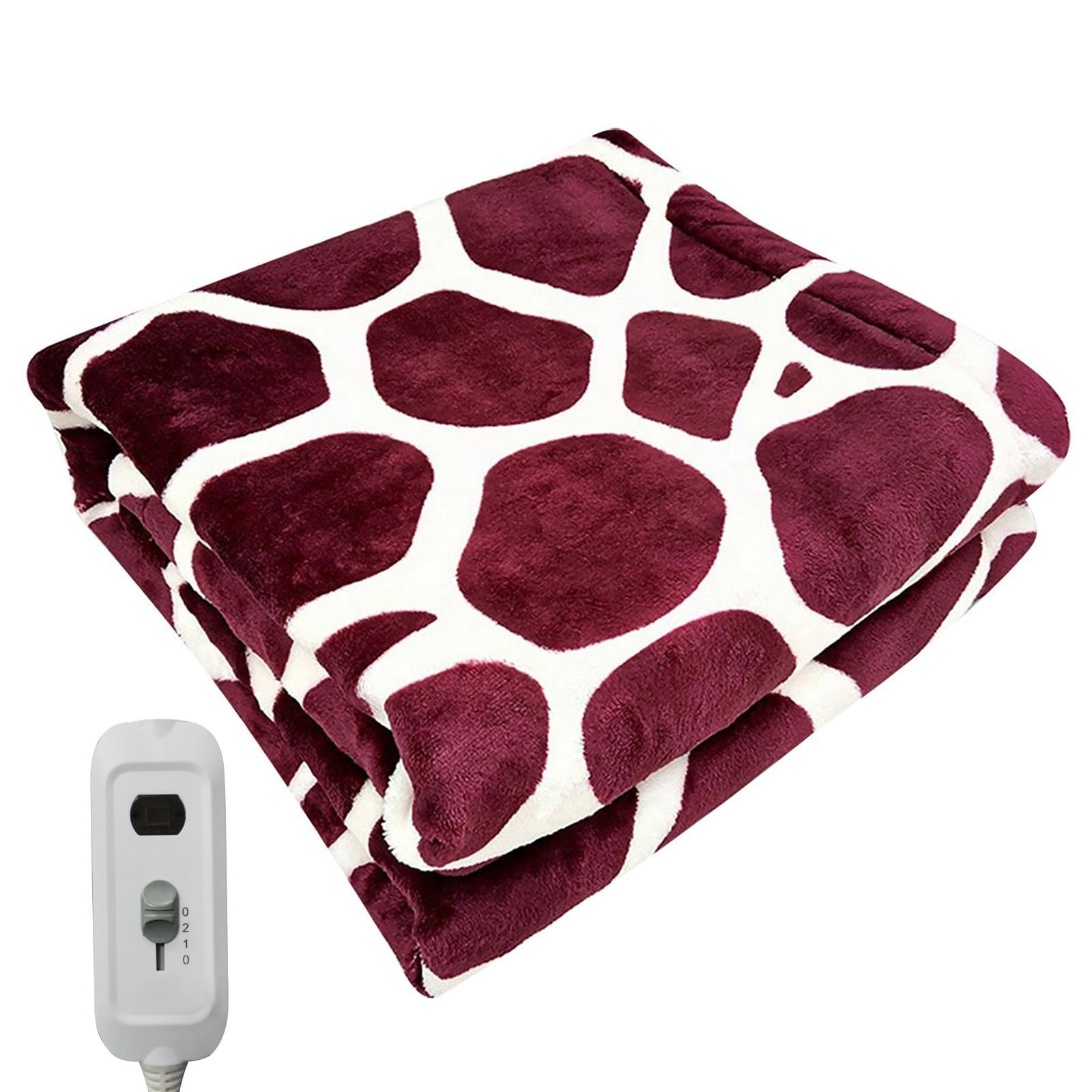 Lloopyting 1X Electric Blanket Soft Flannel Electric Heated Winter Blanket Blanket Electric Heated Soft Dorm Room Essentials For Girls