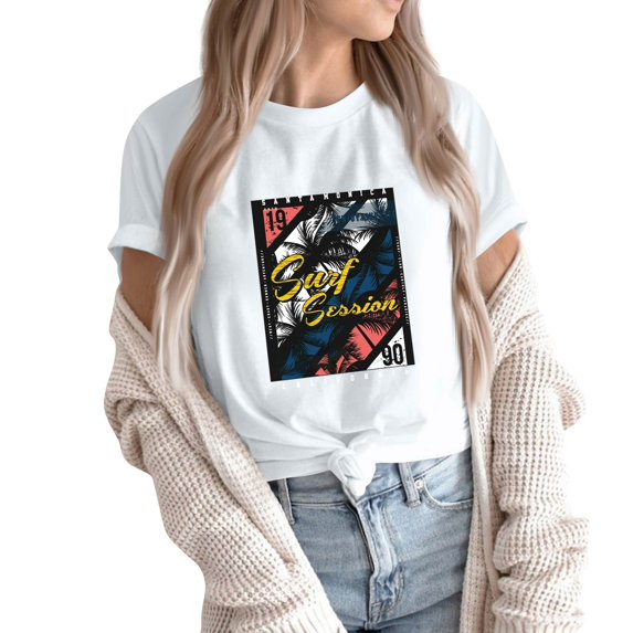 NAMTYQX Womens T Shirts Lightweight Plus Size Crewneck Loose Airoft Short Sleeve Print Bedrucken Trendy Womens Summer Tops White Size 5XL