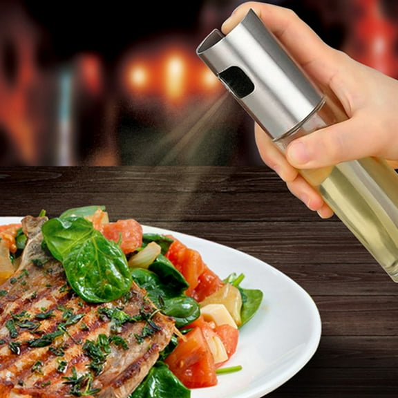 Olive Oil Sprayer for Cooking, Glass Olive Oil Spray Bottle, Kitchen Oil Sprayer, Non-Aerosol Oil Mister for Frying, Grilling, and Baking