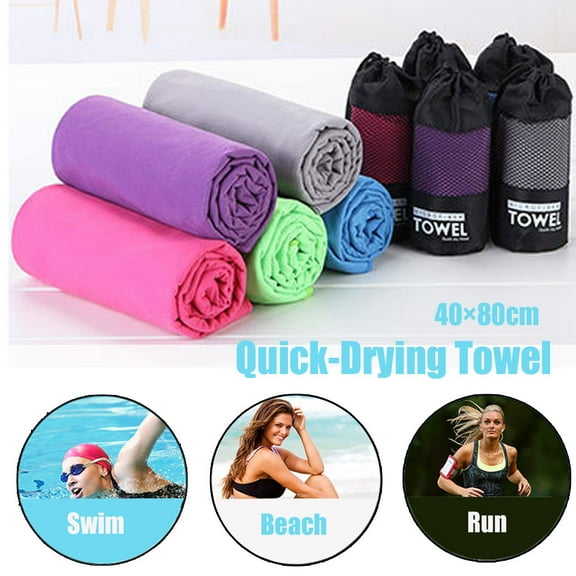 Outdoor Travel Camping Microfiber Quick-Drying Towel, Beach Towel, Hiking Swim Towel, Lightweight Camping Towel, Compact Quick-Dry Towel for Travel