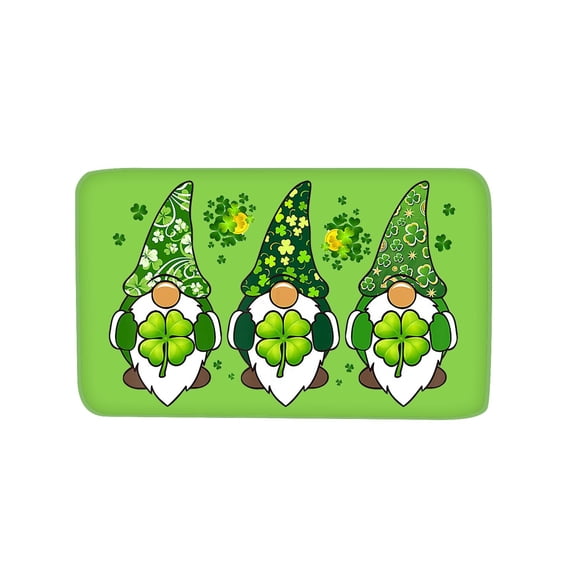 Deals of The Day Clearance Prime St. Patrick'S Day Welcome Doormat, Green Irish Carpet for Living Room, Entryway, or Home Decorations St Patricks Day Decorations