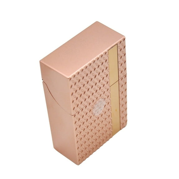 Thin Vertical Striped Plastic Case, Portable Pocket Storage Box, Compact Case for Organizing Small Items, Travel-Friendly Storage Box for Accessories