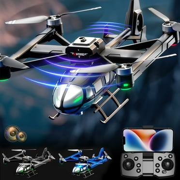 Deals of the Day Viflosae Drones with Camera for Adults 4k RC Helicopter FPV Drone With ESC Camera Brushless Motor Drones 2.4G RC Quadcopter With Cool LED Lights Altitude Hold Obstacle Avoi