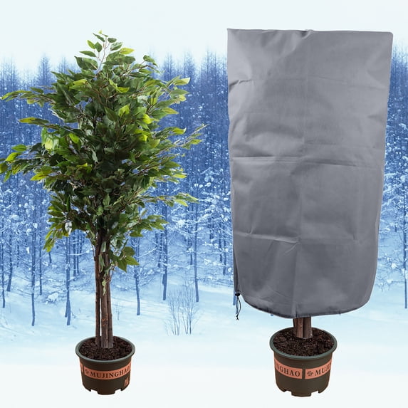 Warm Plants Protection Bag for Winter, Frost Protection Cover for Trees and Shrubs, Garden Yard Cold Weather Insulation Wrap