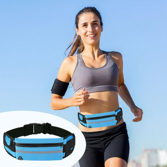 Deals of The Day Clearance! Waterproof Running Sports Waist Pack – Shockproof Fitness Mobile Phone Bag, Outdoor Cycling and Running Waist Bag, Water Bottle Holder, Outdoor Sports Accessory