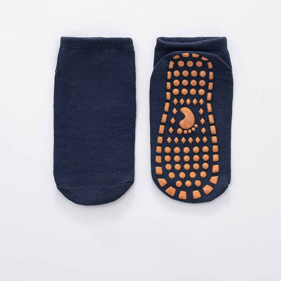 Pitauce Toddler Baby Boys Girls Cotton Socks Soft Breathbale Non-Slip Low Cut Athletic Short Socks Seamless Half Cushioned Sole Ankle Socks