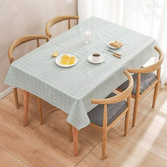 Farmhouse Tablecloth Rustic Lattice Tablecloth Table Cover Rectangle Table Cloths for Kitchen Dining Party Holiday Christmas Buffet Tabletop Decor 35.4 x 54 Inch