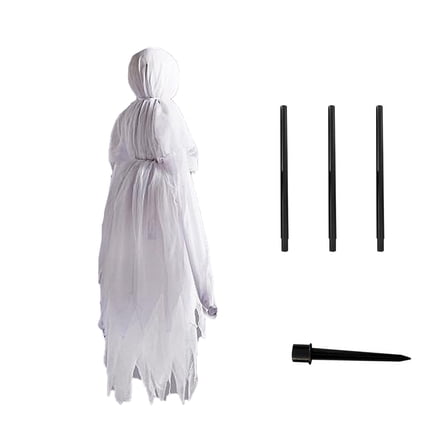 Halloween Witch Decorations Outdoor,Halloween Glowing 3 People Holding Hands Witch,Haunted House Decoration Props,Life Size Scary Decor for Home Outside Garden Yard Lawn Party