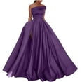 thumbnail image 1 of LYXSSBYX Homecoming Dresses for Women Women Camis Sexy Evening Dress Sleeveless Off-The-Shoulder Dress, 1 of 5