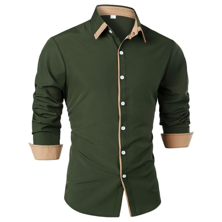 Casual Plaid Patchwork Turndown Collar Tops(4 colors) Casual Plaid Patchwork Turndown Collar Tops(4 colors)